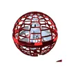 Giocattoli volanti a led Flynova Pro Boomerang Soaring Spinner Ball con trucchi infiniti Mini droni azionati a mano Annunci regalo per bambini Drop Del Dh7Ny