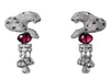 Dangle Lustre S925 Léopard Animal Boucle D'oreille Pavée Cubique Zircone Panthère Goutte D'eau Gland Avec Boule De Cristal Boucles D'oreilles Pour Les Femmes1623462