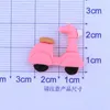 Estatuetas decorativas 10 peças kawaii fofo instalações de transporte de carro cabochão de resina com parte traseira lisa ajuste capa de telefone decoração diy scrapbooking