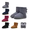 2023 Luxury Kids Boots Australian Classic Snow Designer Boots Girl Boy Children Bailey Bow Shoes Ankle Winter Booties 26-34 Keep Warm Kids' boots