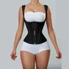 Taille Tummy Shaper Fajas Colombianas Dames dubbele compressie trainingsbeha met verstelbare ritssluiting en haakoog Platte buik 231213