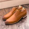 Chaussures habillées classiques pour hommes MaLace Up Derbies homme chaussures en cuir formelles carrière d'affaires chaussure sociale mâle