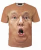 Camiseta masculina/feminina Donald Trump estilo verão engraçado unissex estampa 3D casual camiseta tops plus size
