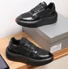 Top Luxo Casual- Elegante Homens Grosso Fundo Skate Sapatos Macro Re-Nylon Couro Escovado Conforto Homem Caminhada Ao Ar Livre Com Caixa EU38-45