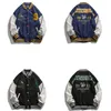 Męskie kurtki męskie zimowe ubrania Y2K amerykańskie litery haftowane kurtki płaszcz damski trend streetwear baseball swobodna luźna kurtka dla mężczyzn 231212