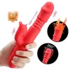 Vibromasseur fée bâton vibrant chauffé télescopique masturbation adulte masseur rotatif produits sexuels 231129