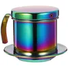 Dinnerware Sets Stainless Steel Coffee Filter Metal Pour Over Dripper Making Accessory Tools Cup Machine Strainers