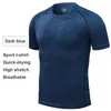 Andere sportartikelen Hardloop-T-shirts voor heren Sneldrogend Compressie Sport Fitness Gymshirts Voetbalshirt Sportkleding 231212