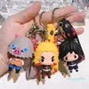 Keychains Lanyards Demon Slayer Blade van Keychain Leuke personages Bag hangersleutel Key Chain Ring Fans cadeau anime sieraden