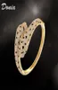 Donia Biżuteria luksusowa bolenia europejska i amerykańska moda klasyczna klasyczna lamparta mikroinlaid Microinlaid cyrkon Pierścień Pierścień 7734679