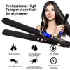 Hair Straighteners Professional Hair Straightener 1 Inch High Temperature Treatment Flat Iron Hair Curler Dual Voltage Hair Styler 231211