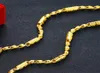 Collier solide Hip Hop perles chaîne en or jaune 18 carats rempli de mode hommes chaîne lien Style Rock bijoux polis 6504624