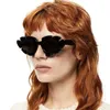 Óculos de sol femininos viseiras de sol em formato de crisântemo