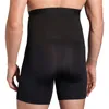 Cuecas plus size l-4xl masculina shorts de boxer de altura da cintura de contol