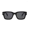 Zonnebrillen Europa en de Verenigde Staten Handgemaakte Big Frame Star Retro Black Face Men Women UV4000 Drijvende bril