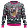 남자 트랙 슈트 조조스 기괴한 모험 추악한 크리스마스 스웨터 선물 산타 클로스 풀오버 남자 3D 스웨트 셔츠와 탑 가을과 겨울 옷 2402
