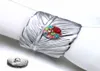Folhas 111 exageradas flores braço grande ajuste 18mm botão de pressão pulseira pulseira manguito jóias para mulheres 8255843