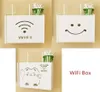 Multifunctionele Plank Draadloze Wifi Router Box PVC Wandplank Hangende Stekkerbord Beugel Opbergdoos Bakken Kat Patroon 2103309302359