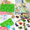 Baking Moulds Dinosaur Silicone Cake Mold for Kid Cartoon Dino Chocolate Candy Tray Soap Candle Making Tools Cupcake Topper Decorating 231213