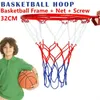 Ballen 32 cm Polypropyleen Basketbalringsets Zwaar uitgevoerde wandmontage Ring Doelmuurrand Hangin Basket Net In / Outdoor Sport Kinderspeelgoed 231213