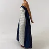 Urban Sexy Dresses Sharon sa White and Navy Blue Dubai Luxury Evening For Women 2023 med Train Arabic Wedding Party Formal Gowns S 59 231212