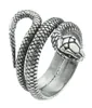 Ring 316L Stainless Steel Jewelry Manba Spirit Unisex Cobra Gold Silver Serpent Ring Size 6-136846648