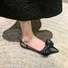 Bureau talons hauts et femmes Slingbacks sandales solides carrière mode chaussures à bout pointu pour les femmes Sexy Zapatos De Mujer 69