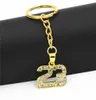 Uodesign Hip Hop pendentifs à breloque Rock bijoux cadeau chaînes en cristal numéro 23 Bling Lindy basket-ball Superstar porte-clés 6539267