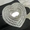 Herz Perlen Broschen Pins Designer für Frauen Marke Brief Silber Überzogene Edelstahl Inlay Kristall Schmuck Brosche Pin Heiraten Hochzeit Party Tuch Weihnachtsgeschenk