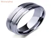 Newshe Tungsten Carbide Rings for Men Groove Ring 8mm Mens Wedding Band Charm Gift Size 813 Trx061 2103104379681