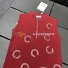 Maglietta con mezza cerniera Maglietta da donna con lettere con strass Canottiera in maglia stile casual Canottiere elastiche di design