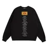 Fog High Street Moda Marka Kore Versiyonu Niş Yasak Logo Amerikan Sonbahar ve Kış Erkek ve Kadın Çiftleri Athleisure Crewneck Sweatshirt