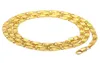 24K złote łańcuchy dla mężczyzn i kobiet Urocze dobre biżuterię Choker 3 mm naszyjniki całe piękne prezenty Link Link Party3244548