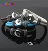 OlingArt 1pcsLot 4 kleuren PU lederen bedelarmbanden voor vrouwen Fit 18mm Partnerbeads Snaps Button Sieraden Europese zoete stijl Link4581311