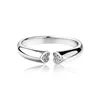 Кольца кластера, натуральное чистое твердое серебро 925 пробы для женщин, ювелирные изделия, золотое пустое круглое женское кольцо на палец, вечерние