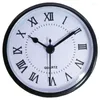 Accesorios de relojes Cabeza de reloj Insertar movimiento de bricolaje con incrustaciones redondas para elaboración de la decoración