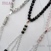 Charm Armbanden 50 stks/partij Roze Moslim Kristal Vrouwen Mannen Tasbih Gebed Glazen Kralen Armband Man Islam