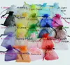 100pcs 7x9 9x12 10x15 13x18CM Organza Bags Jewelry Packaging Bags Wedding Party Decoration Drawable Bags Gift Pouches 24 colors8256776