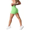 Yoga -outfit nvgtn naadloze pro shorts spandex vrouw fitness elastiek ademende hiplifting vrijetijdsporten running 231212