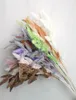 5pcslot 3フォークプラスチック人工羽毛メープル結婚式の花のための偽の花エルミチェン装飾76cm long4086563