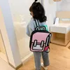 Zaino INS 2D Disegno Cartoon Borsa da scuola impermeabile di grande capacità 3D Cute Kawaii Bambini Bambini Studente Zainetto Regali