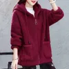 24ss200kg Plus Size Women's Lamb Fleece Coat 2023 New Fat Mm Autumn/winter Loose Korean Version Sweater for Women