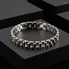 Charm Bracelets Personalized Trend Simple Titanium Steel Bracelet For Men Fashion Commuting Business Stainless Wholesale
