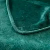 Coperte Coperta in pile di flanella verde tinta unita Autunno Breve Peluche Trapunta Lenzuolo di lino 200 * 230 cm Copriletto Tessili per la casa Copertura in velluto 231212