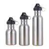 350 500 750 ml roestvrijstalen drinkwaterfles Buiten reizen Sport Rijden Brede mond Drinkflessen Ketel Outdoor Tools3054