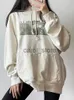 Sweats à capuche pour femmes Sweatshirts imprimé graphique épais à capuche femmes nouveau à capuche à manches longues poche coton sweat dames automne Streetwear surdimensionné hauts 2023 Y2K J23121