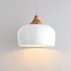 Pendant Lamps Nordic Solid Wood Lights Aluminum Lamp Shade Hanging For Home Restaurant Bar El Cafe Decor Indoor Lighting