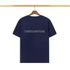 Summer Paris Mens T-shirts Designer TEE Luksusowa litera Tshirt Klasyczna moda Czarna biała damska damska krótka bawełniana koszulka T-shirt Rozmiar M-3xl
