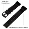 26mm Genuine Nylon Leather Watchband For Garmin Fenix 5x 3 3hr Quick Easy Fit Watch Band Stainless Steel Clasp Wrist Strap Y2910