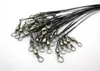 60 PCS Stainless Fishing Wire Steel leaders Takle Rigs Stainless Fishing Wire Steel leaders Barrel swivel on the bottom and snap s6544461